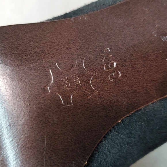 Theory Womens Suede Heels Platform shoes sz 36.5/6.5 - Picture 15 of 16